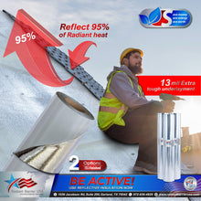 Load image into Gallery viewer, RadWrap™ / Underlayment 12-mil Smart Barrier Reinforced Vapor Barrier 76" x 158' 1000sqft