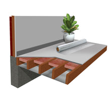 Load image into Gallery viewer, RadWrap™ / Underlayment 12-mil Smart Barrier Reinforced Vapor Barrier 76" x 158' 1000sqft
