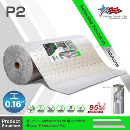 P2 Single Bubble Double Foil