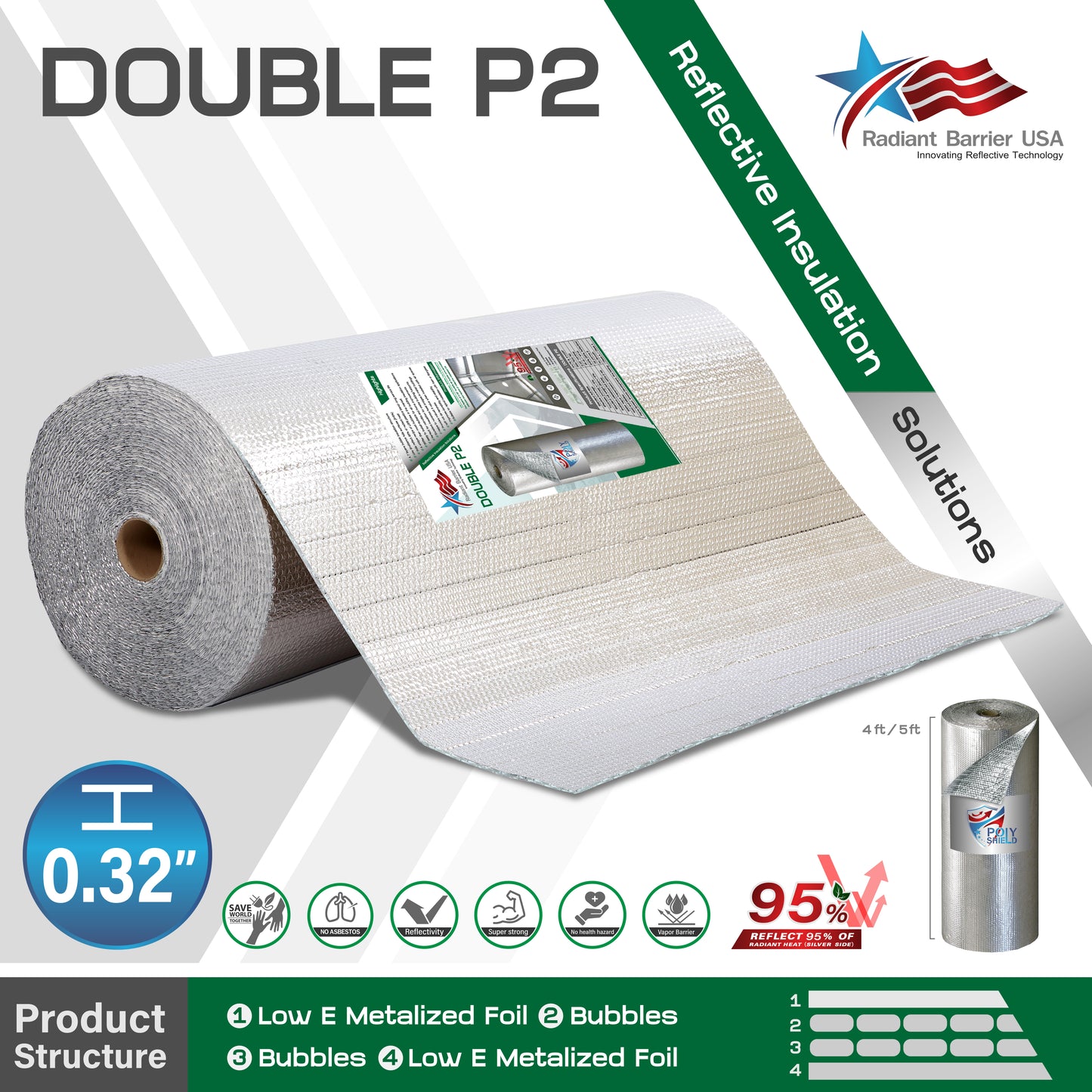 Double P2 Double Bubble Double Foil