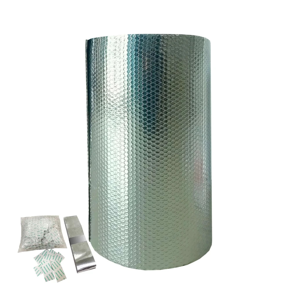 Garage Door Kit - 2'x80' roll made of a Single Extra Strong Air Bubble with Double Sided Reflective Foil