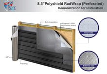 Load image into Gallery viewer, RadWrap™ / House Wrap/ Agri Barrier 8.5&#39; - 102&quot;x125&#39;  Perf. 1062ft2
